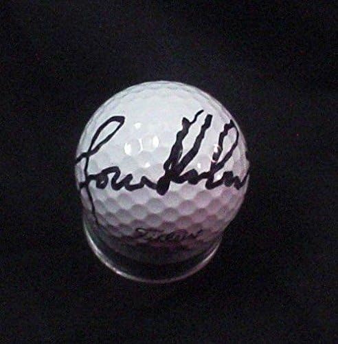 Loren Roberts Autograph assinado Titlest 1 Pro v1 Golf Ball JSA Certified - Bolas de golfe autografadas