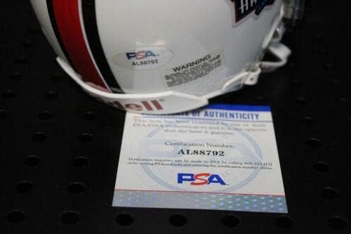 Lawrence Taylor Hof 99 assinado Hof Mini capacete Autograph Auto PSA/DNA AL88792 - Capacetes NFL autografados