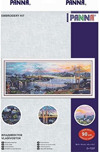 Marussia Panna Vladiwostok Kit Cross Stitch 36,5 x 14 cm