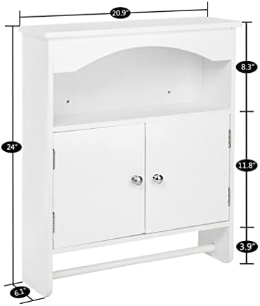 Armário de armazenamento de parede montado em banheiro zlxdp móveis de decoração de banheiro branco