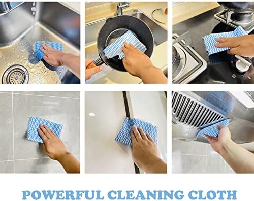 Pano de limpeza descartável Peachicha Pano de lavagem para cozinha, toalhas de prato multiuso, panos de prato descartáveis, panos