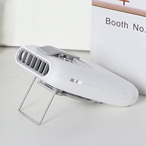 Mini fã portátil Fã de mão pessoal Fan de esportes ao ar livre de espessura pendurada na cintura Fan Small Fan USB para viagens ao ar livre de escritório