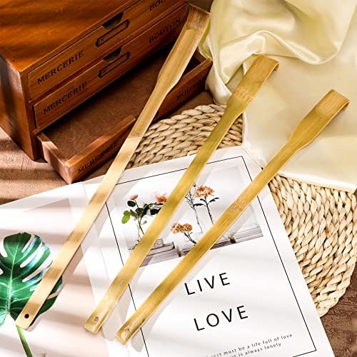 Yinkin Bamboo Back Scratcher Bulk Manual tradicional Massageador de madeira Long Back Scratcher para coceira e massagem