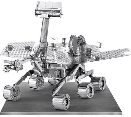 Conjunto de 2 Modelos de corte a laser de Metal Earth 3D: Módulo Lunar Apollo e Marte Rover