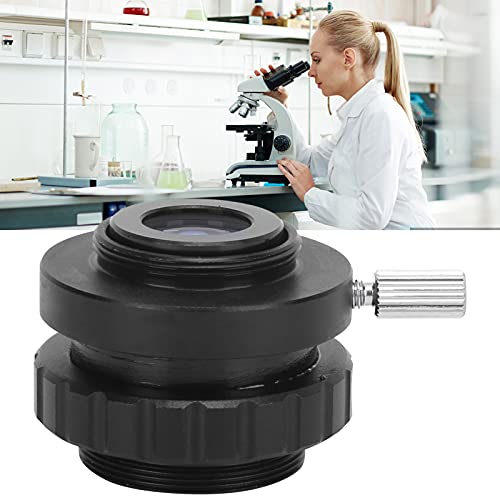 Adaptador de câmera do microscópio, SZMCTV 1/3 Durável Coquetamento óptico C Adaptador de lentes de montagem para microscópio estéreo trinocular para câmera para laboratório