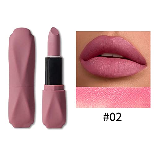 Lipstick de glitter claro 12pcs Lipstick Mini Lipstick Conjunto para mulheres LABOTICK LABIOLES DURO DURO MACHA 24 HORAS