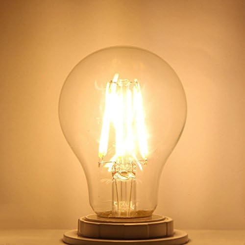 1pc E27 6W Branco quente 85-265V Bulbo LED Filamento Retro Lamp