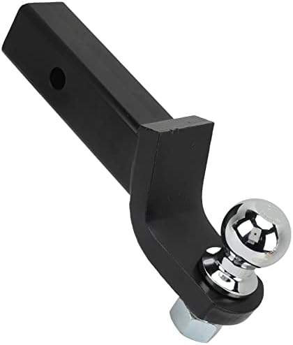 Trailer Hitch Mount Ball Pin 1in x 2in Hitch Ball Aço sólido revestimento de bola durável com clipe para reboques para 2in <br/> receptor