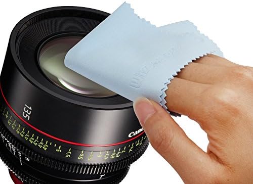 WISDOMPRO 8 5 5,7 x 6,9 polegadas de pano de limpeza de microfibra para lente de câmera, óculos, telefone, iPhone, iPad, tablet,