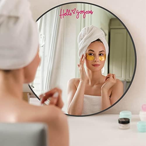 Yltpajk olá lindo espelho decalque traseiro espelho espelho decalque miniature sticks de adesivo de parede de decalque para mulheres