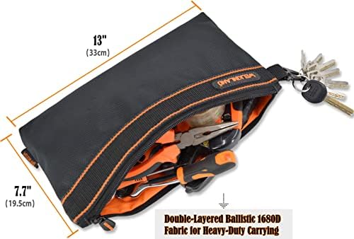 Pacote de 4 pacote pequena bolsa de ferramentas, bolsa de ferramentas para serviço pesado, bolsa de ferramentas