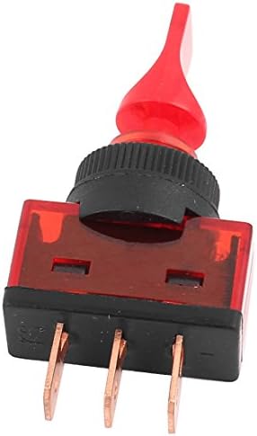 Aexit 12VDC 20A Switches Red Indicador M12 Painel de rosca Montagem 2 Posições