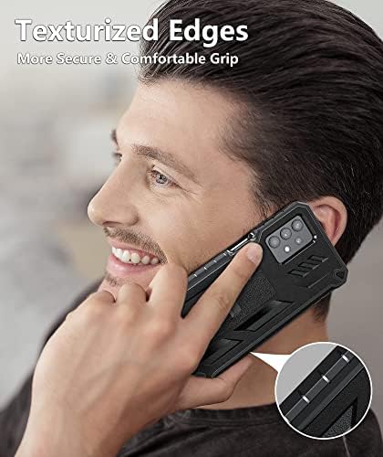 Caso para o Samsung Galaxy A32 5G: Proteção à prova de queda militar Proteção Proteção Protetor Protetor TPU TPU TEXTURS BURMOR Design S32 5G Tampa do telefone