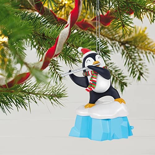 Hallmark Keepsake Ornamento de Natal 2022, Trills Frows Penguin com Música