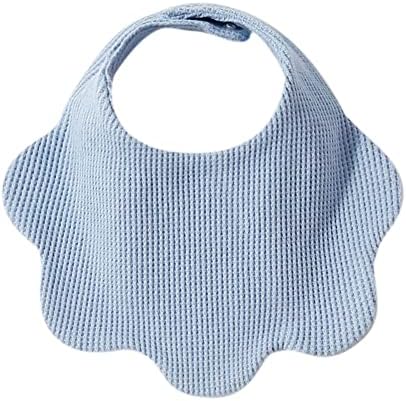 Bestgift algodão saliva toalha Baby Petal Bib Rotação de 360 ​​graus Bib Bib adorável cor sólida no verão