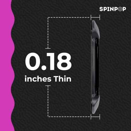 Ijoy Disney Slim Grip Phone Grip Kickstand Acessório - 0,18 polegadas de carregador sem fio fino compatível, osso