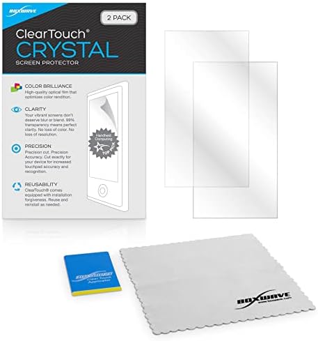 Protetor de tela de ondas de caixa compatível com Galaxy S5 - ClearTouch Crystal, HD Film Skin - Shields a partir de arranhões para