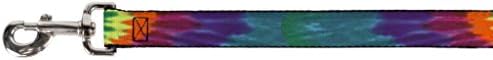 Coleira de estimação de fivela - corante de tie bd - 6 pés de comprimento - 1,5 de largura