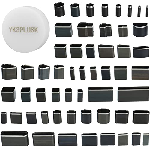Ferramentas de perfuração de buraco de couro de Yksplusk, 56 peças Puncos de couro com manual - Ferramenta de soco de couro