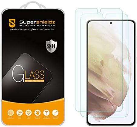 Supershieldz projetado para Samsung Galaxy S21 Fe 5G [não ajustado para Galaxy S21] Protetor de tela de vidro temperado,