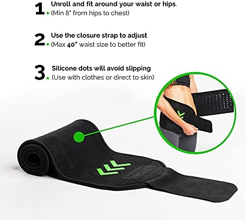 Gravitex 9lbs colete / cinto ponderado - ajustável para homens mulheres - equipamentos de fitness de treino flexíveis e confortáveis