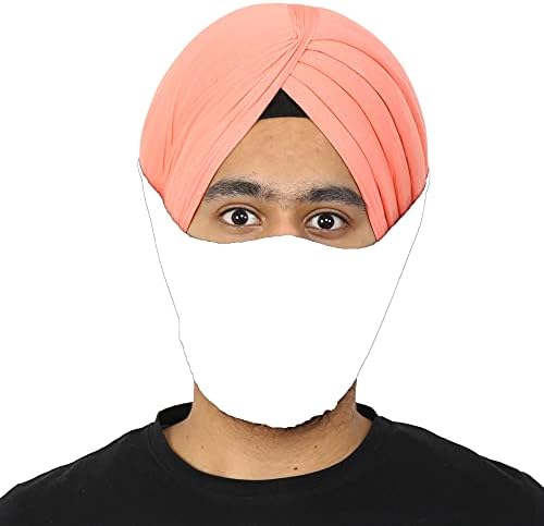 Máscara de algodão turbante reutilizável para a face e a barba - pacote de 2 por Índio colecionável