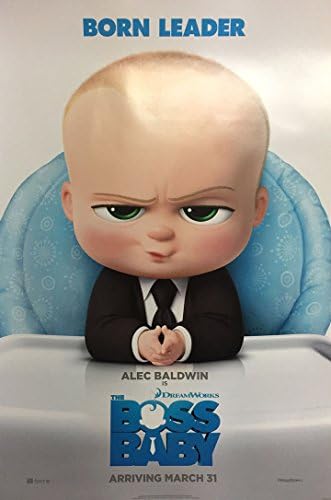 Boss Baby - 13 X20 D/s Promo Poster Original Games 2017 no Back Alec Baldwin