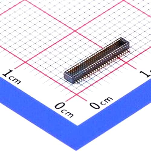 2 PCs BTB Board to Board, DF40 Series, 0,4 Pitch, 50pin Placa masculina para Board Connector SMD, P = 0,4 mm DF40C-50DP-0.4V