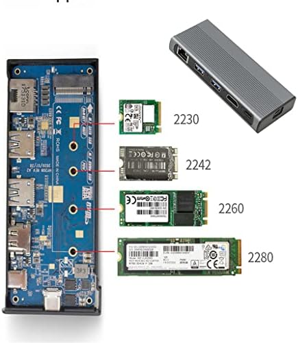 N/A 1000m LAN 10Gbps USB C Tipo C 3.1 a M.2 NVME NGFF 4K 30Hz Usb Expander Acessórios de computador para