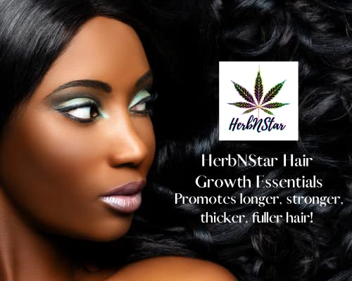 Herbnstar Hair Growth Butter 8 oz para cabelos mais longos, mais fortes, mais grossos, mais cheios e saudáveis! Condições, fortalece,