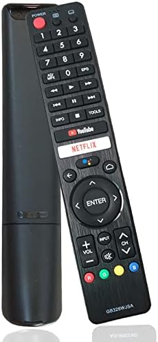 Controle remoto de substituição Compatível para TV inteligente Aquos Sharp com o YouTube Netflix 4T-C60BJ3T 4T-C60BK1X