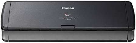 Canon ImageFormula P-215II Mobile Document Scanner, Black, 1,6 x 11 x 3,7
