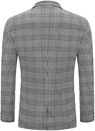 Jackets de blazer casual de terno masculino de gingtto