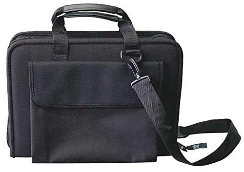 Caixa de ferramentas, nylon, 50 bolsos, preto, altura de 2