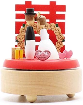 Caixas de música xiaoheshop caixas musicais caixa de música caixa de música caixa de casamento girando noivo criativo noivo chinês