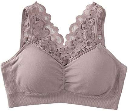 Bras de compressão de Wybaxz para mulheres Lace Sexy Beautiful Back Bra Friendly Friendable Brawlear Bra Bra Sportless Bra Pack