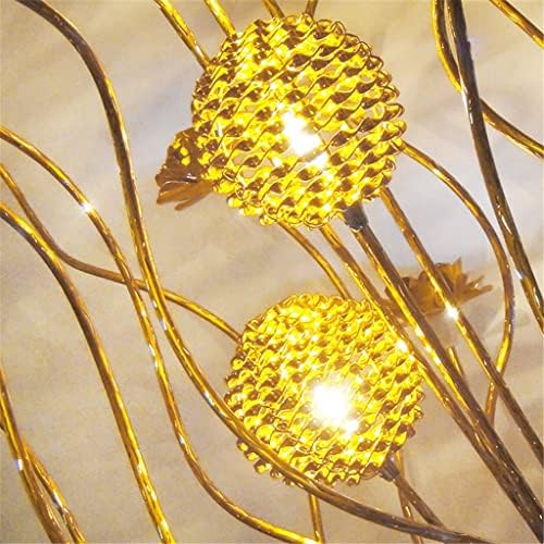 LhllHl Rústico Decorativo Sala Lâmpada de Fundo Estudo Quarto Vaso Personalizado Lâmpada de Gold Handmada Lâmpadas LEDs de