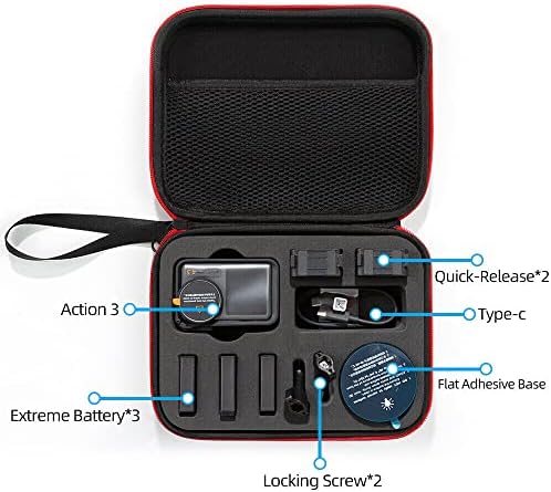 Saco de armazenamento de câmeras de amortecedor de choque csyanxing acessórios de bolsa de transporte para ação dji 3
