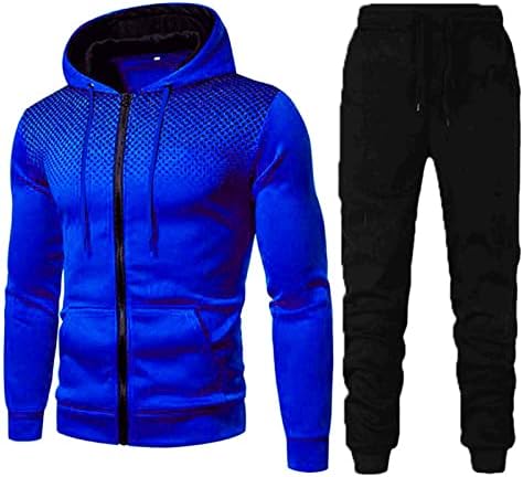 Ternos de banho de Jinfe para homens American Hoodie masculino e calça Selto de inverno Fitness com pontos Casual