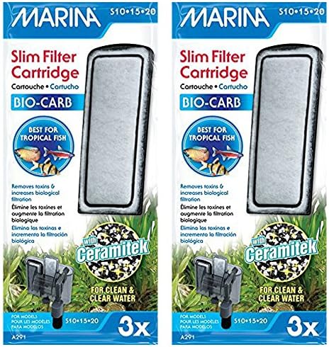 Marina Slim Filter Carbon Plus Ceramic Cartuctidge, 18 CONTAGEM