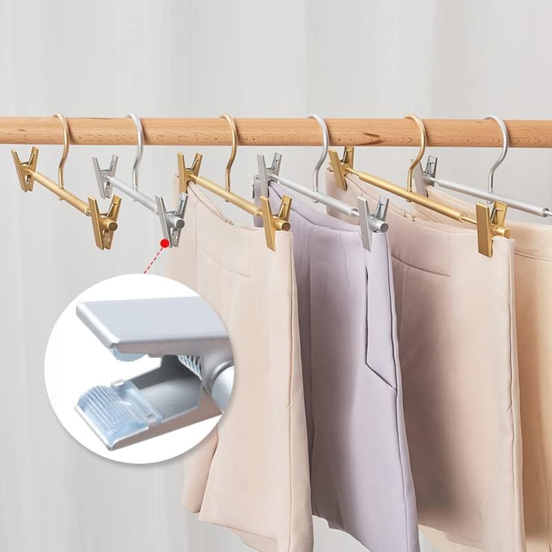 Fan Ye Hanger Alumínio Alumínio Anti -Slip Slip para toalhas Pontas de vestido de secagem Rack de guarda -roupa