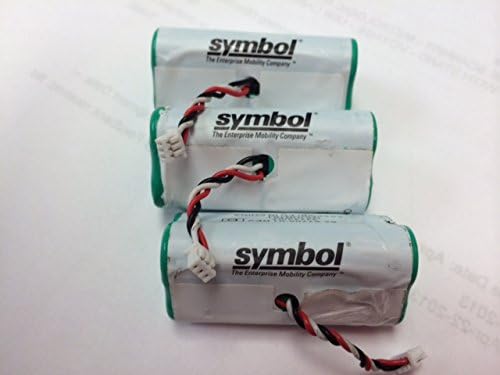 Lote de 3 símbolo LS42RAAOE-01 NIMH recarregável Baterias de 3,6 V 750mAh para o scanner de barras LS4278 D56878