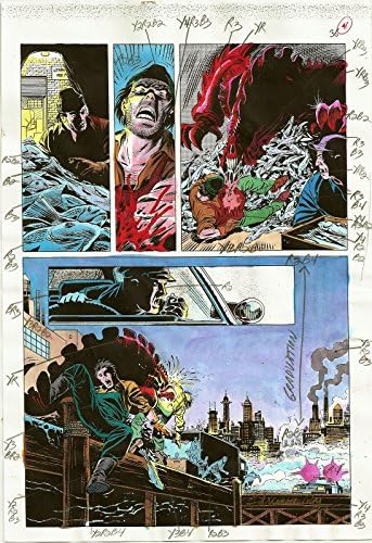 Batman Annual Comics #17 Arte de produção Página original #36 ADRIENNE ROY