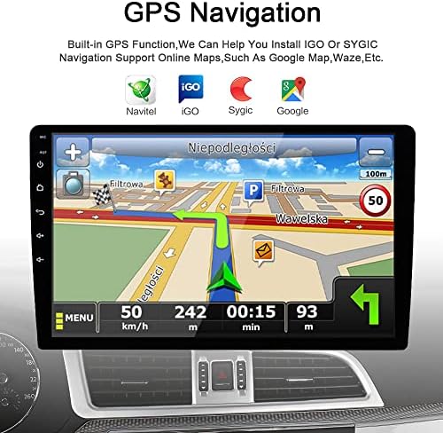 GOJOHO Android 12.0 Rádio para Honda Civic 2000-2006 9 polegadas Tesla Carro In-Dash Navegação GPS IPS Screen de toque 2+32 GB Bluetooth WiFi Free Camera
