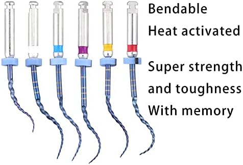 6PCS S1-F3 Endodontics Arquivos Acelerar o motor niti acionado Use Arquivo Super Rotary 21mm/25mm Endo