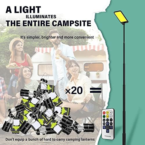 Luz de acampamento CONPEX, 10000 Lumens super brilhante Faixa de 50 pés * 50 pés Meet 4-6 Luzinação de barraca, Luzes