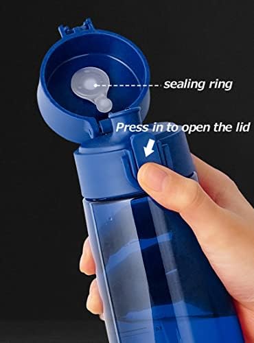 Garrafa de água portátil Osatnb com filtro One toque Declaração de vazamento de bebida Direta Tritan Co-poliesto Plástico de 23 onças