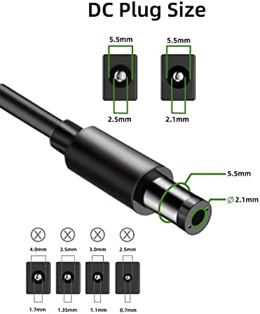 24V 1A Carregador do adaptador de energia [AC 24 volts 1 Amps Regulado Supplicação de alimentação de comutação] Com 8 plugue CC intercambiável para 200Ma 300mA 350mA 400mA 500mA 600mA 700MA 800MA 850MA 900MA 1000MA Equipamento