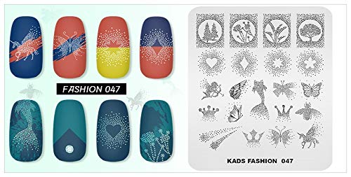 Kads New Pattern Fashion Series Plate Plate Plate Nail Stamplate