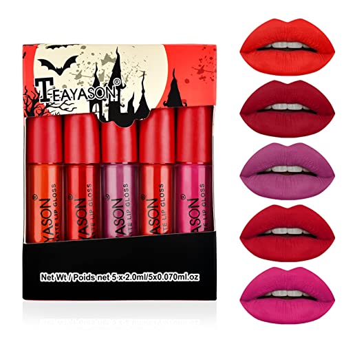 Lip Gloss Longa Lipstick Conjunto Rose 25ml de cor de beleza para durar maquiagem de moda de fashion de batom mais longo